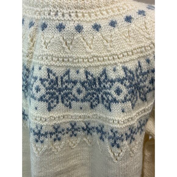 Dale of Norway Vintage Wool Nordic Faire Isle Button Down Cardigan Size Large - Picture 6 of 9